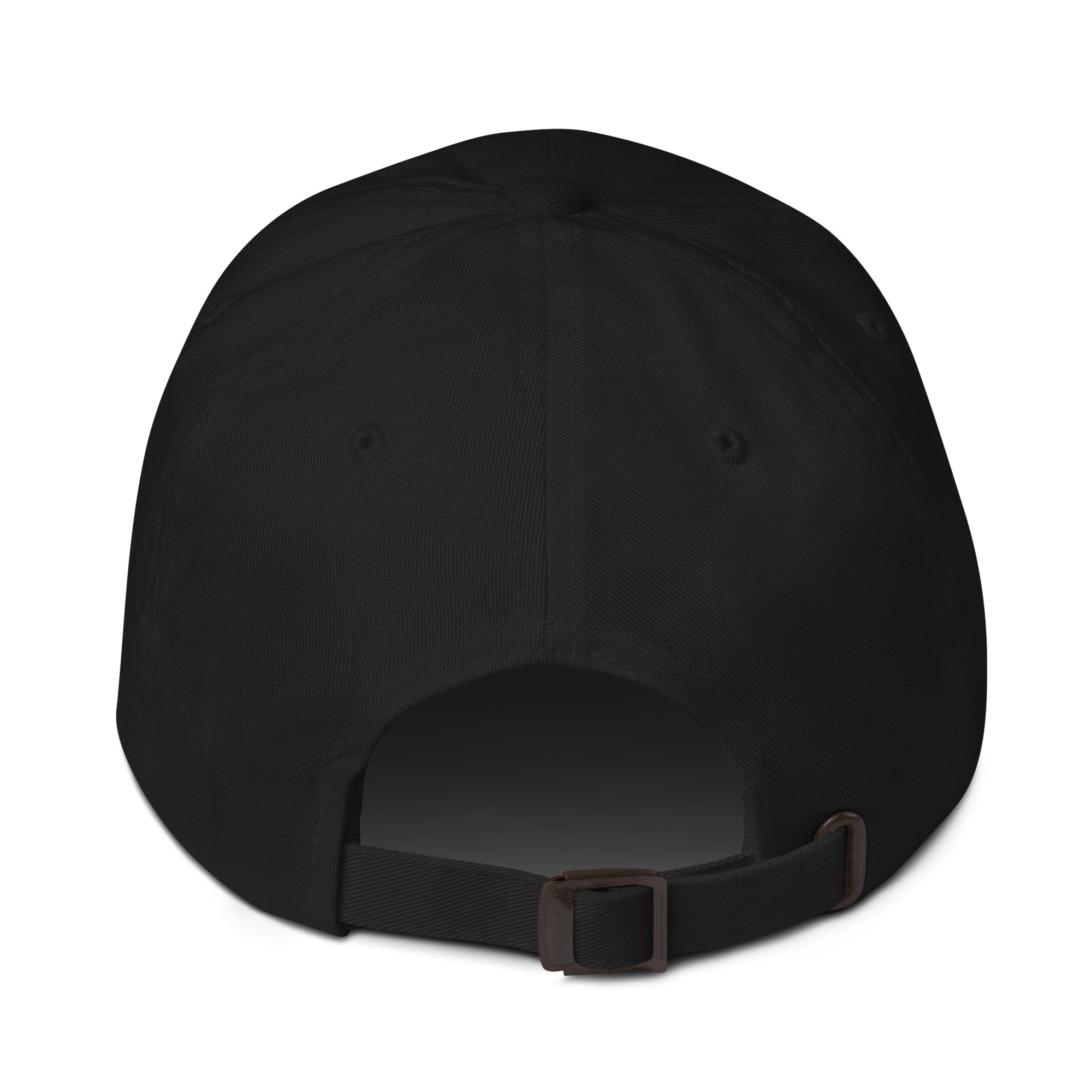 Unisex Embroidered Dad Hat featuring the No Expectations logo on the front, part of the No Expectations brand collection Black