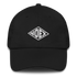 Unisex Embroidered Dad Hat featuring the No Expectations logo on the front, part of the No Expectations brand collection Black