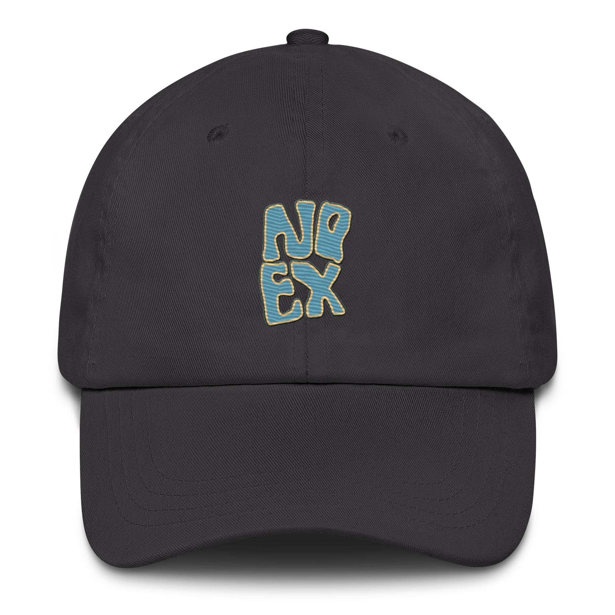 Unisex No Expectations Embroidered Dad Hat Black