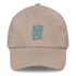 Unisex No Expectations Embroidered Dad Hat Stone