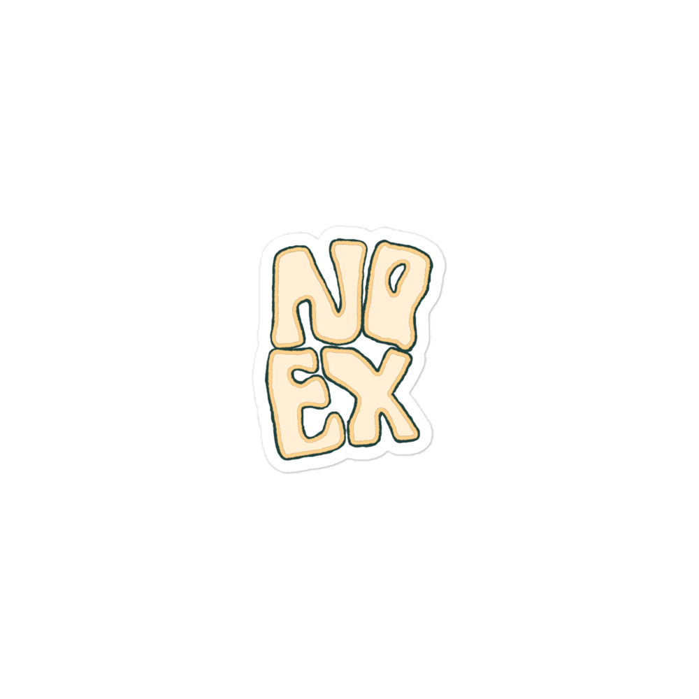 Unisex No Expectations Vinyl Cut Sticker Logo