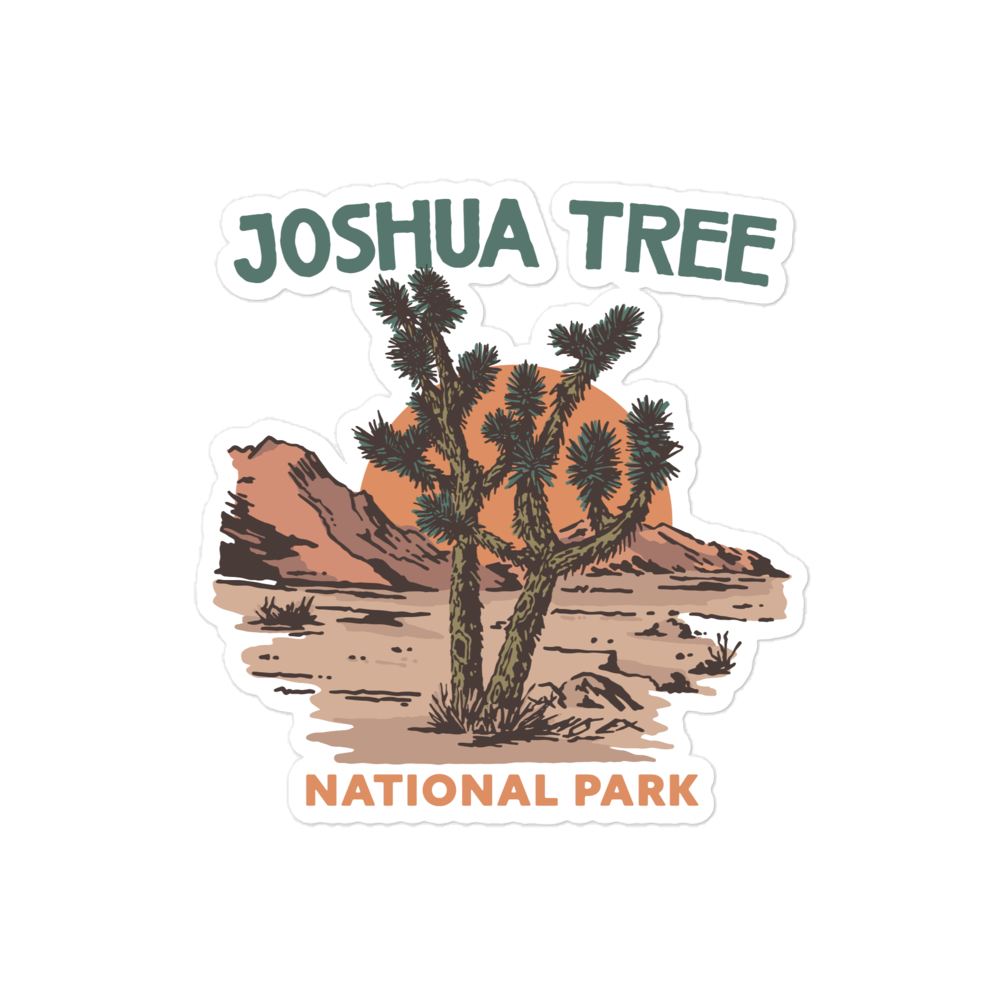 Desert Horizon Vinyl Cut Sticker
