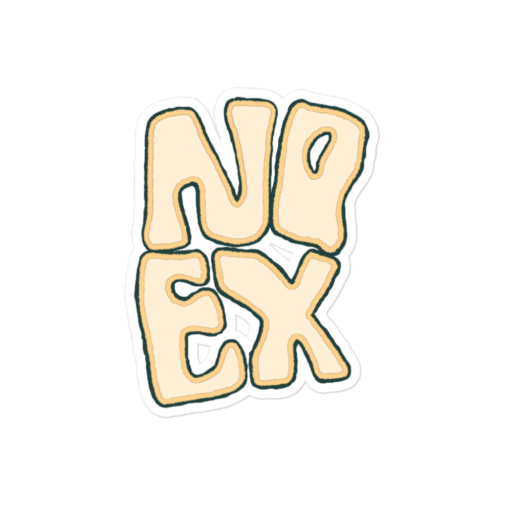 Unisex No Expectations Vinyl Cut Sticker Logo