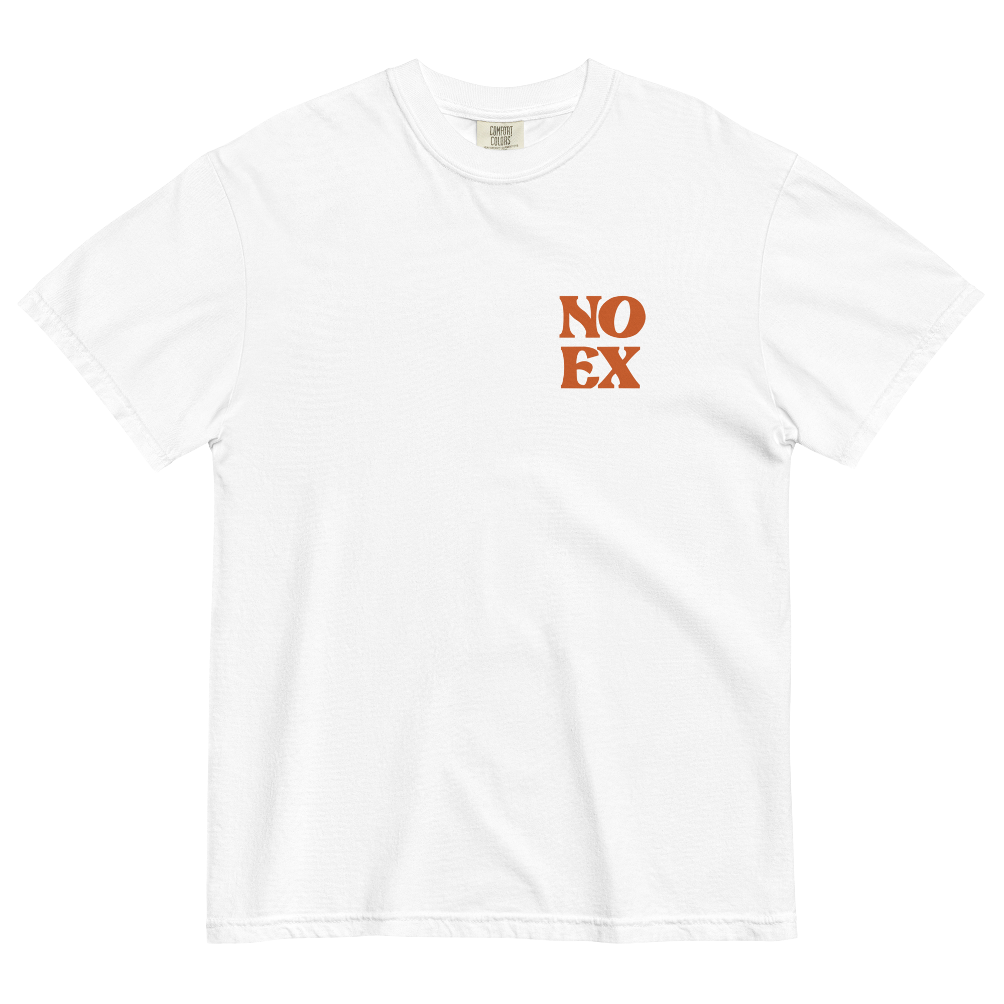 Soft and Durable Comfort Colors short sleeve t-shirt featuring a Nature Path graphic, part of the No Expectations brand collection White