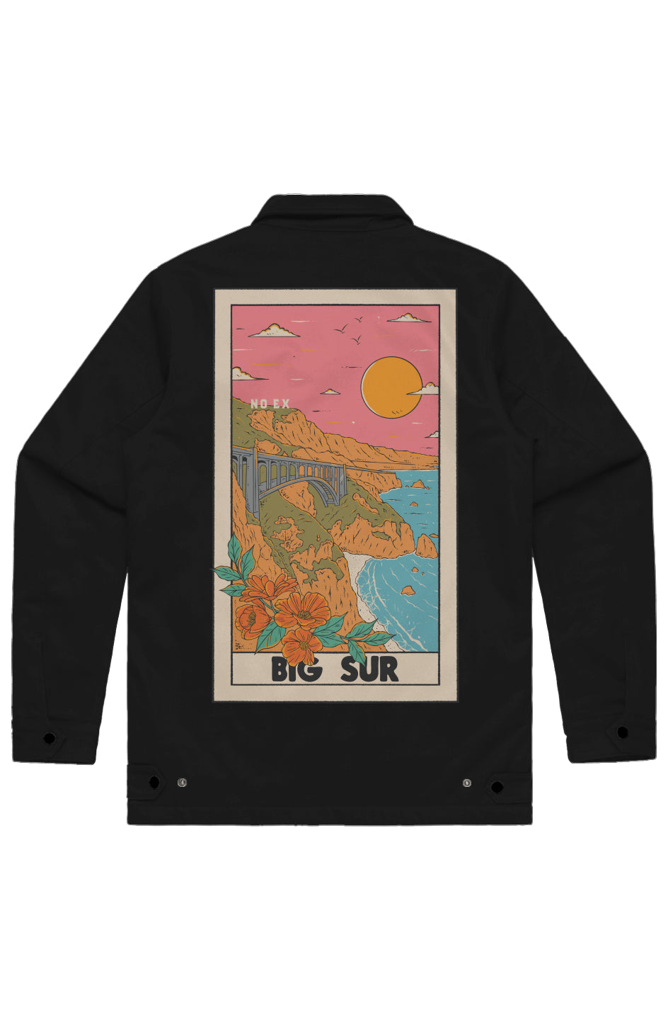 Big sur back print Work Jacket