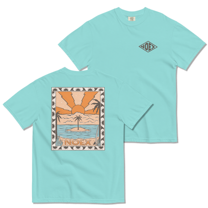 Soft and Durable No Expectations Short Sleeve Island Rays Chalky mint T-shirt