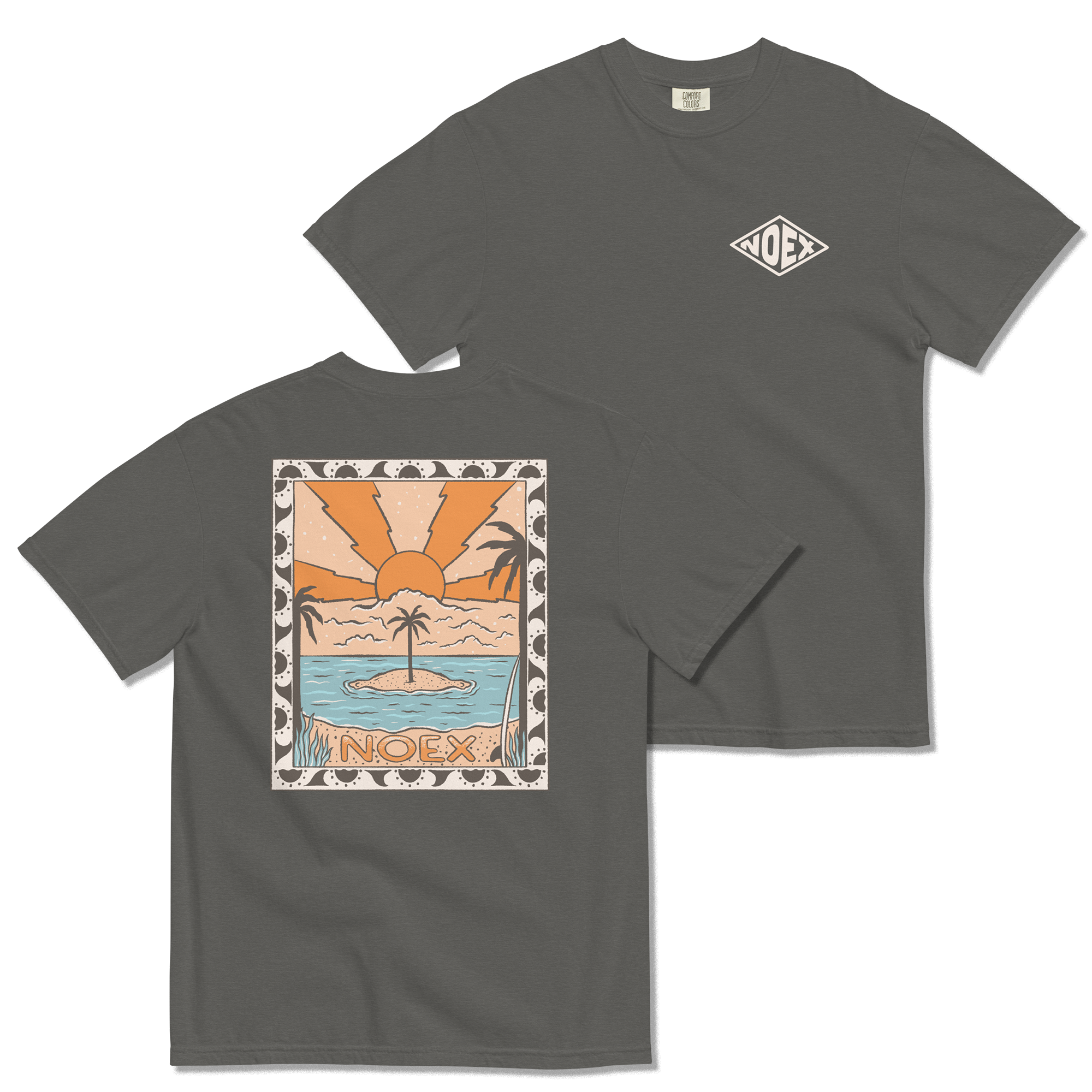 Soft and Durable No Expectations Short Sleeve Island Rays Pepper T-shirt