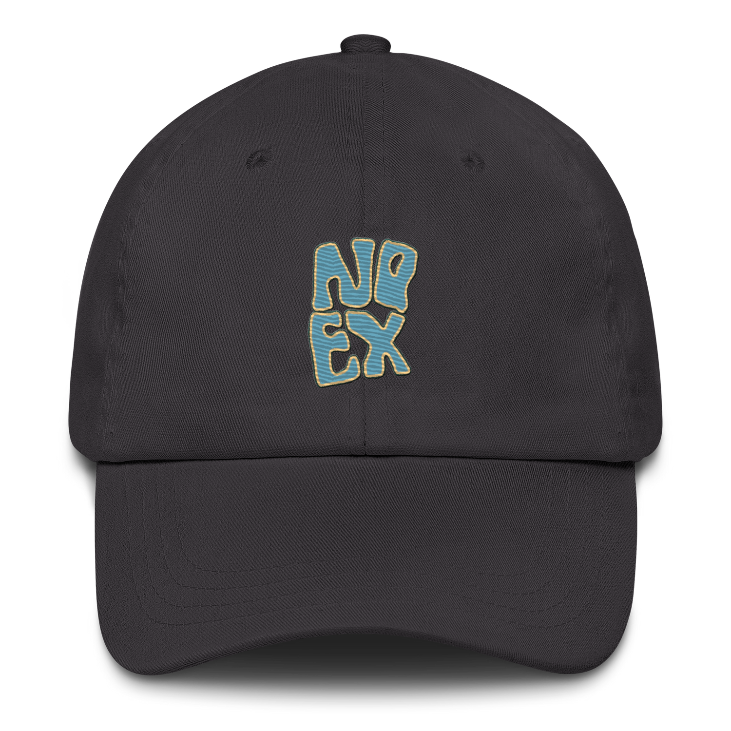 Unisex No Expectations Embroidered Dad Hat Black 