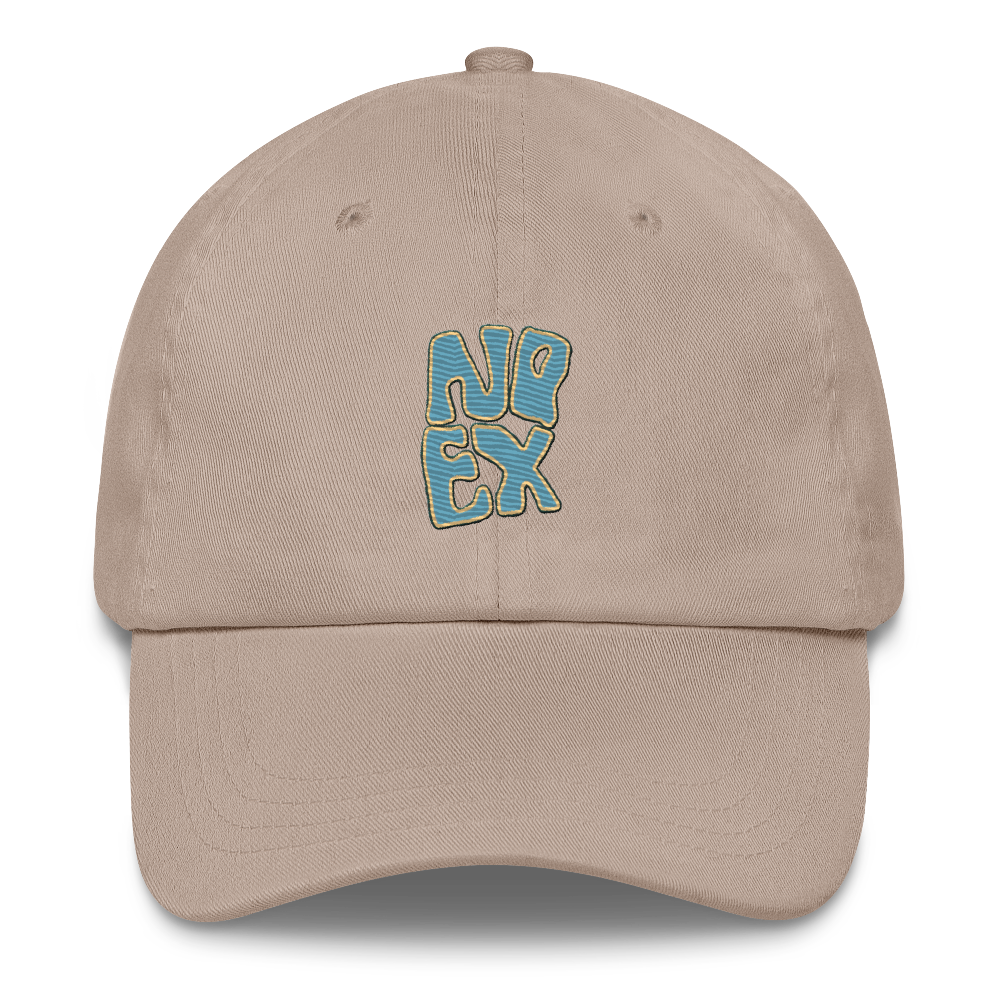 Unisex No Expectations Embroidered Dad Hat Stone