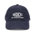 Unisex Embroidered Corduroy Hat featuring the No Expectations logo on the front, part of the No Expectations brand collection Navy